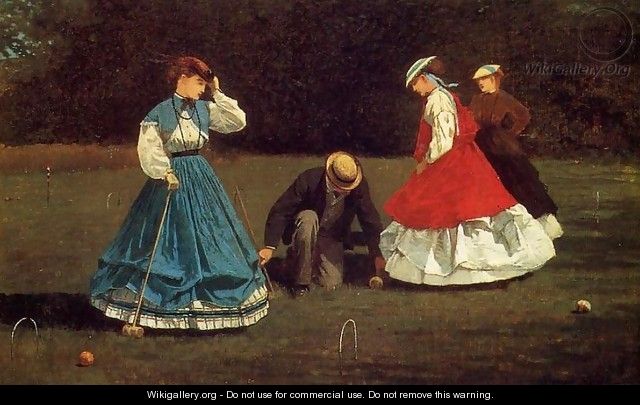 Croquet Scene - Winslow Homer
