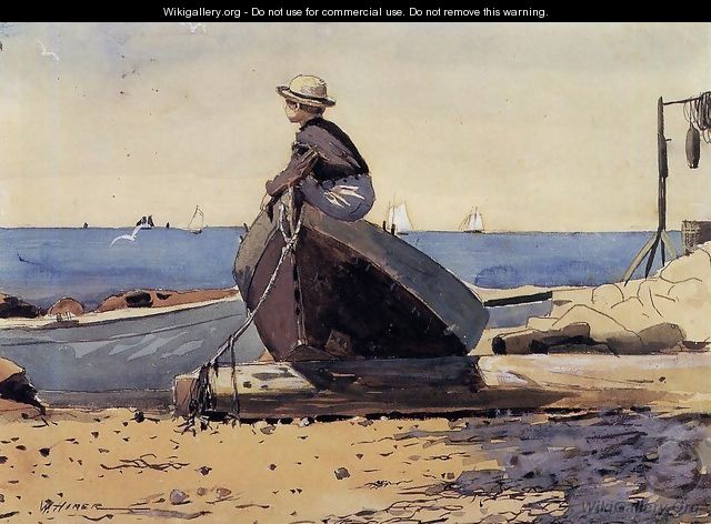 Waiting for Dad - Winslow Homer