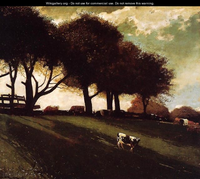 Twilight at Leeds, New York - Winslow Homer
