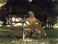 Woman on a Bench - Winslow Homer