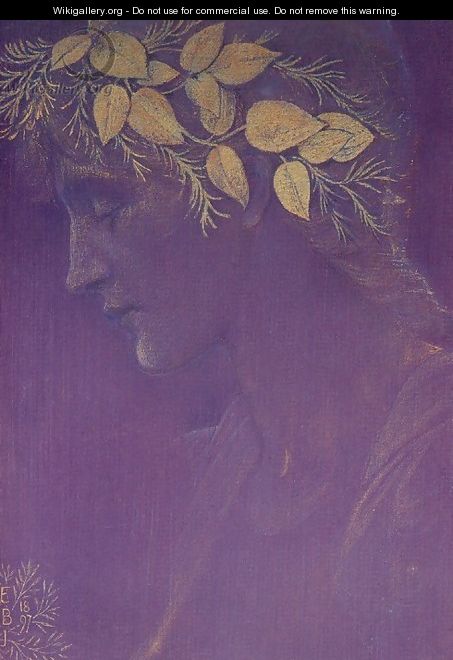 Head of a Girl 2 - Sir Edward Coley Burne-Jones