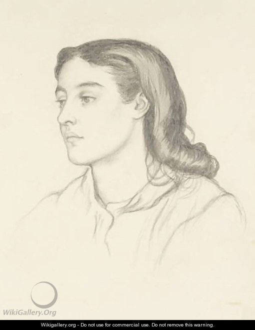 Miss Robinson (Mrs. Fernandez) - Dante Gabriel Rossetti