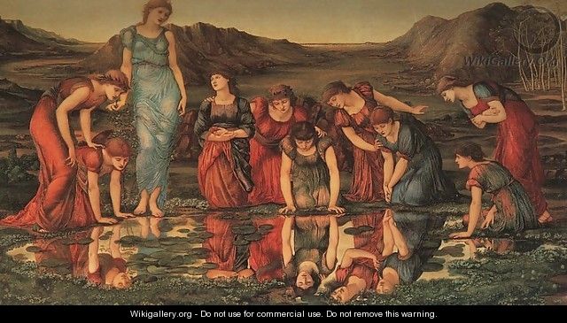 The Mirror of Venus - Sir Edward Coley Burne-Jones
