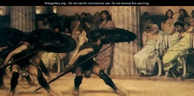 A Pyhhric Dance - Sir Lawrence Alma-Tadema