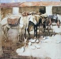 A Sangar in Morocco 1888 - Joseph Crawhall