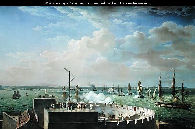 Cherbourg Harbour 1822 - Louis Philippe Crepin