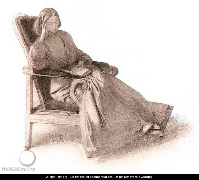 Elizabeth Siddal I - Dante Gabriel Rossetti