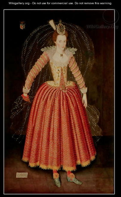 Lucy Harrington, Countess of Bedford, in a masque costume, 1606 - John de, the Elder Critz