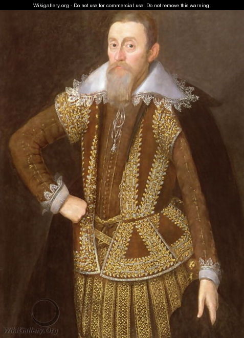 William Parker, 4th Baron Monteagle and 11th Baron Morley (1575-1622) - John de Critz