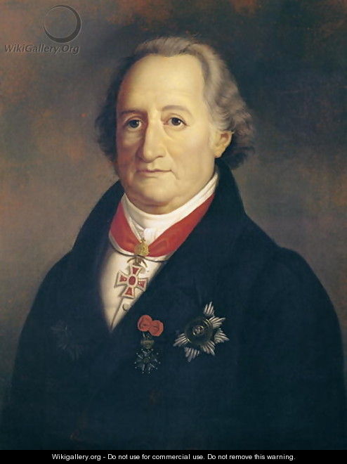 Portrait of Johann Wolfgang von Goethe (1749-1832) with Decorations - Heinrich Cristoph