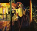 Sir Galahad at the Ruined Chapel - Dante Gabriel Rossetti