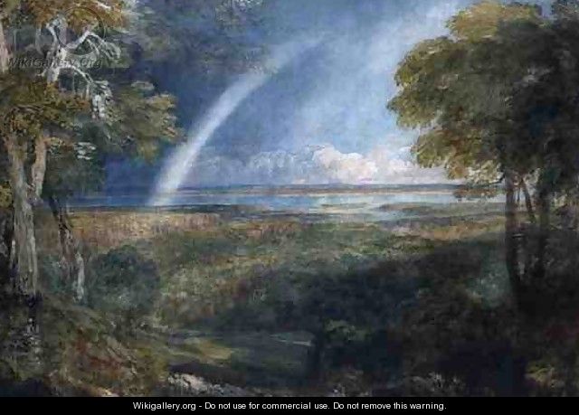 A Rainbow over the Severn - David Cox