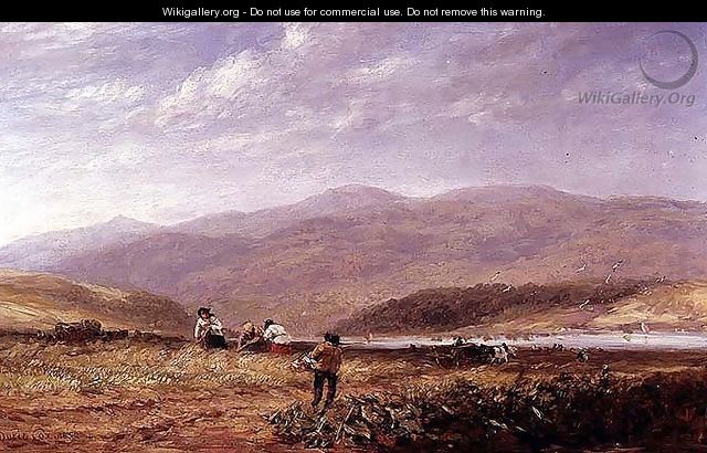 Haymakers in a Welsh Landscape, 1852 - David Cox