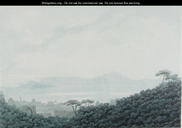 The Bay of Naples from Capodimonte, Italy, c.1790 - John Robert Cozens