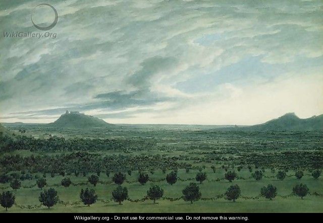 View from Mirabella, c.1782 - John Robert Cozens