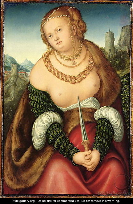 The Death of Lucretia - Lucas (studio of) Cranach