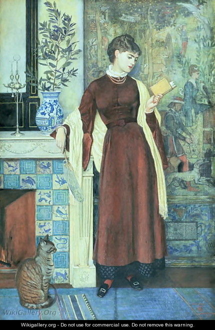 At Home A Portrait, 1872 - Walter Crane