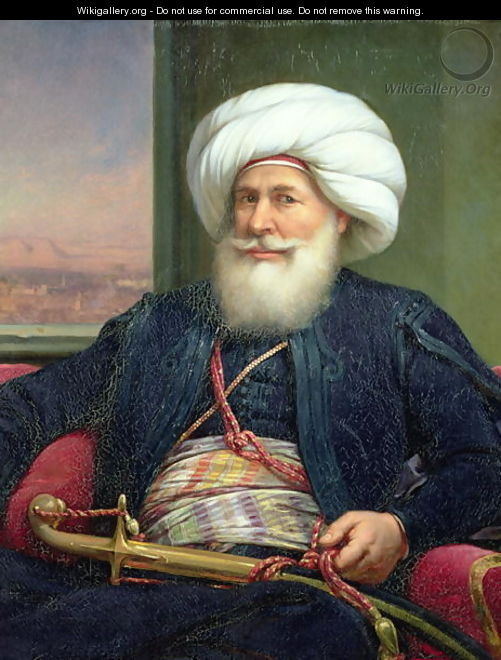 Mehemet Ali (1769-1849) Viceroy of Egypt - Louis Charles Auguste Couder
