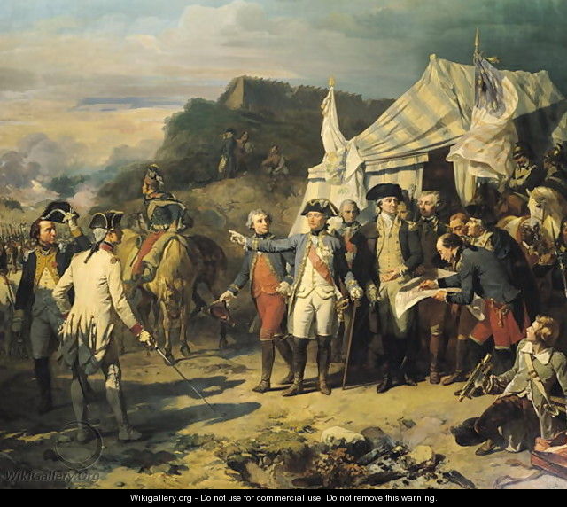 Siege of Yorktown, 17th October 1781, 1836 - Louis Charles Auguste Couder