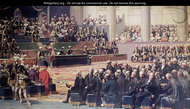 Opening of the Estates General at Versailles on 5th May 1789, 1839 - Louis Charles Auguste Couder