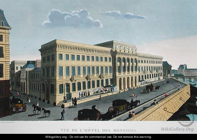 The Hotel des Monnaies, c.1815-20 - Henri (after) Courvoisier-Voisin