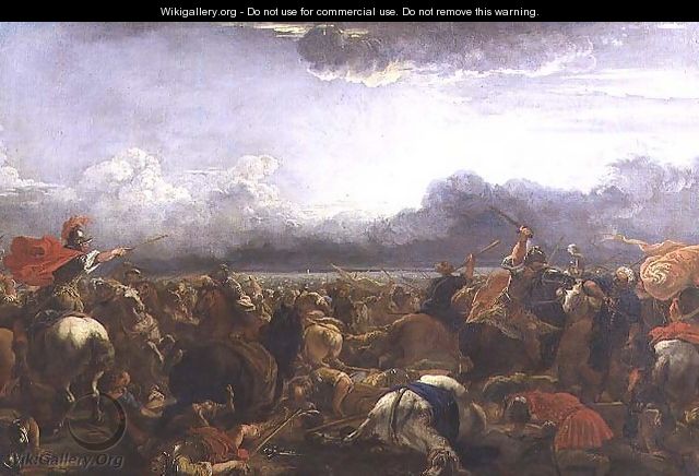 Battle between the Turks and Christians - Giacomo Cortese (see COURTOIS, Jacques)