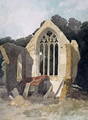 The Refectory at Walsingham Priory - John Sell Cotman