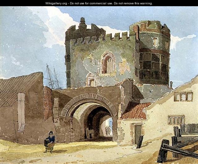 The South Gate, Great Yarmouth, Norfolk - John Sell Cotman