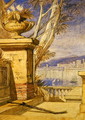 Classical Landscape with an Urn a Design for a Frontispiece - John Sell Cotman