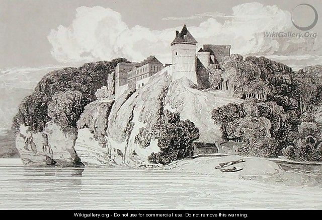 Castle at Tancarville, published 1st October 1821 - John Sell Cotman