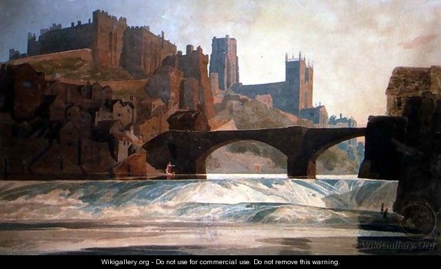 Durham Castle and Cathedral, c.1809-10 - John Sell Cotman
