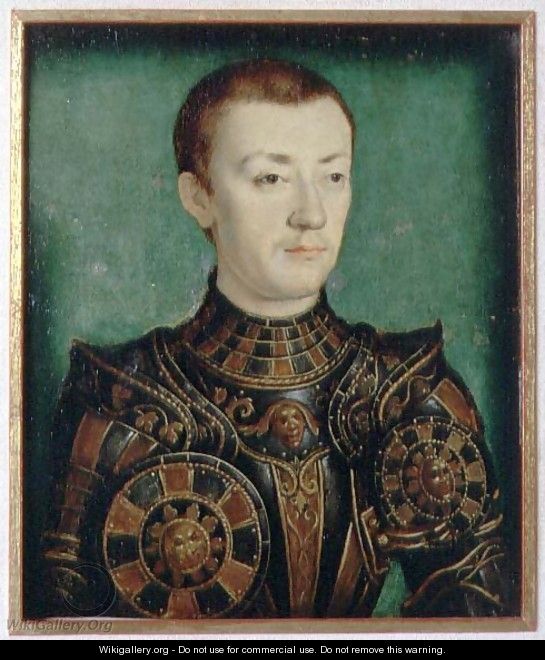 Portrait of a Nobleman in Armour - Corneille De Lyon