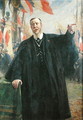 Paul Deroulede (1846-1914) Making a Speech at Bougival, January 1913 - Fernand-Anne Piestre Cormon