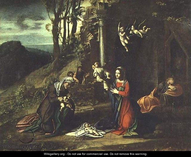 Adoration of the Christ Child - Correggio (Antonio Allegri)