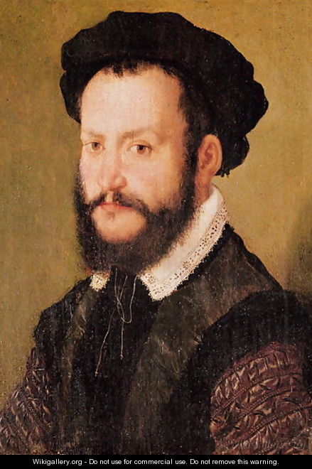 Portrait of a Man with Brown Hair, c.1560 - Corneille De Lyon