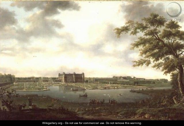 Chantilly in 1781, View from Vertugadin - Hendrik Frans de Cort