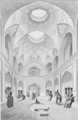 Adji Seid Hussein Bazaar, in Kashan, from Voyage Pittoresque' of Persia - Pascal Xavier (after) Coste