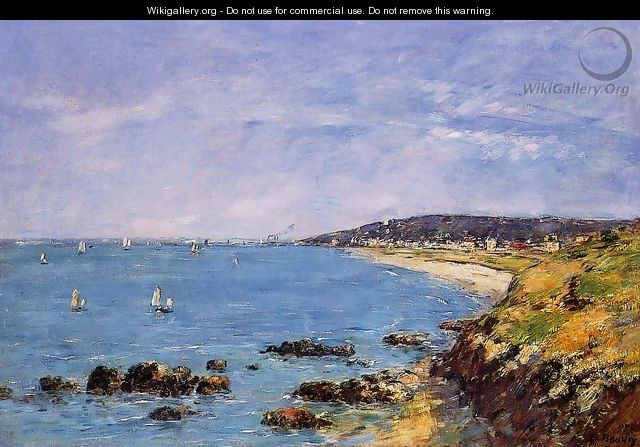 Trouville, View from the Heights - Eugène Boudin