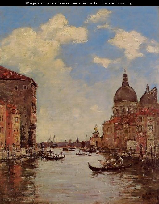 Venice, the Canal de la Gandara - Eugène Boudin