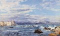 A Gusty Northwest Wind at Antibes - Eugène Boudin