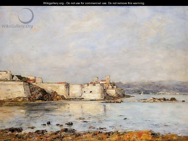 Antibes, the Fortifications - Eugène Boudin