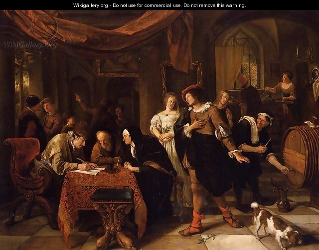 The Wedding of Tobias and Sarah - Jan Steen