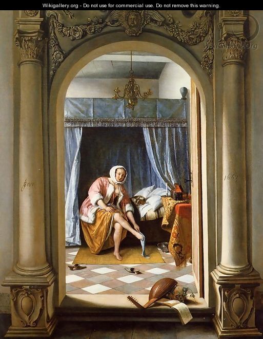 Woman at Her Toilet - Jan Steen