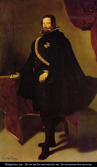 Don Gaspar de Guzman, Count of Olivares and Duke of San Lucar la Mayor - Diego Rodriguez de Silva y Velazquez
