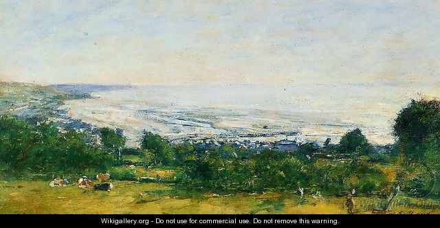 The Trouville Heights - Eugène Boudin