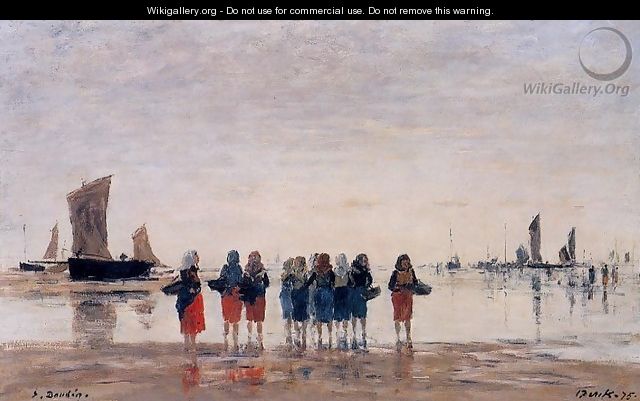 Fisherwomen at Berck - Eugène Boudin