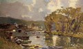 The Small Art of the Saine at Bas-Meudon in Autumn, Evening - Albert Lebourg