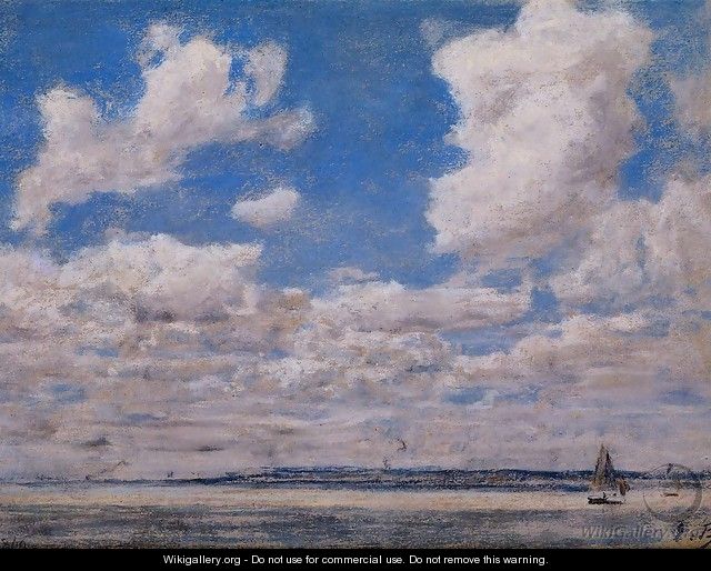 Seascape with Large Sky - Eugène Boudin