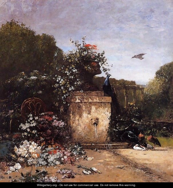 The Garden - Eugène Boudin