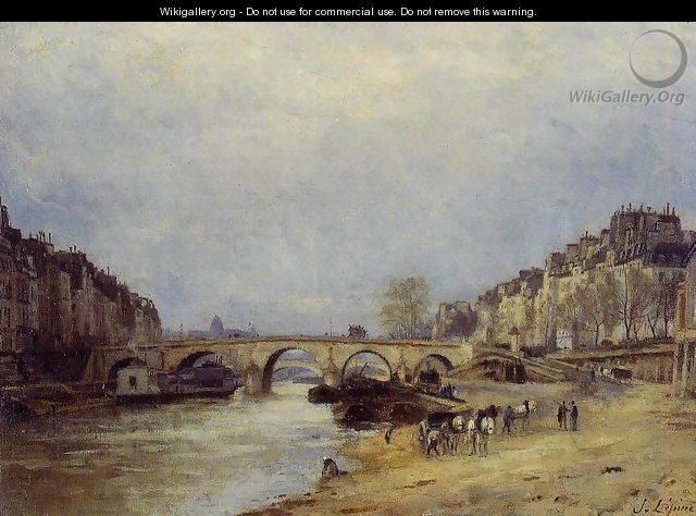 The Seine at Pont Marie - Stanislas Lepine